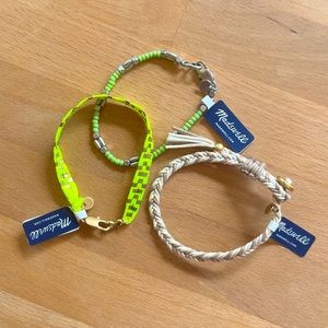 NWT MADEWELL 3pc Friendship Bracelets